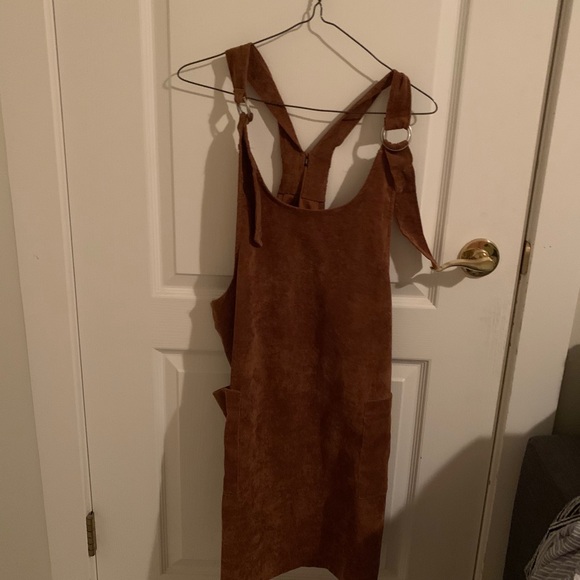 Corduroy overall dress - Picture 2 of 7